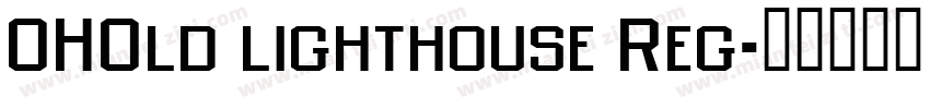 OHOld lighthouse Reg字体转换
